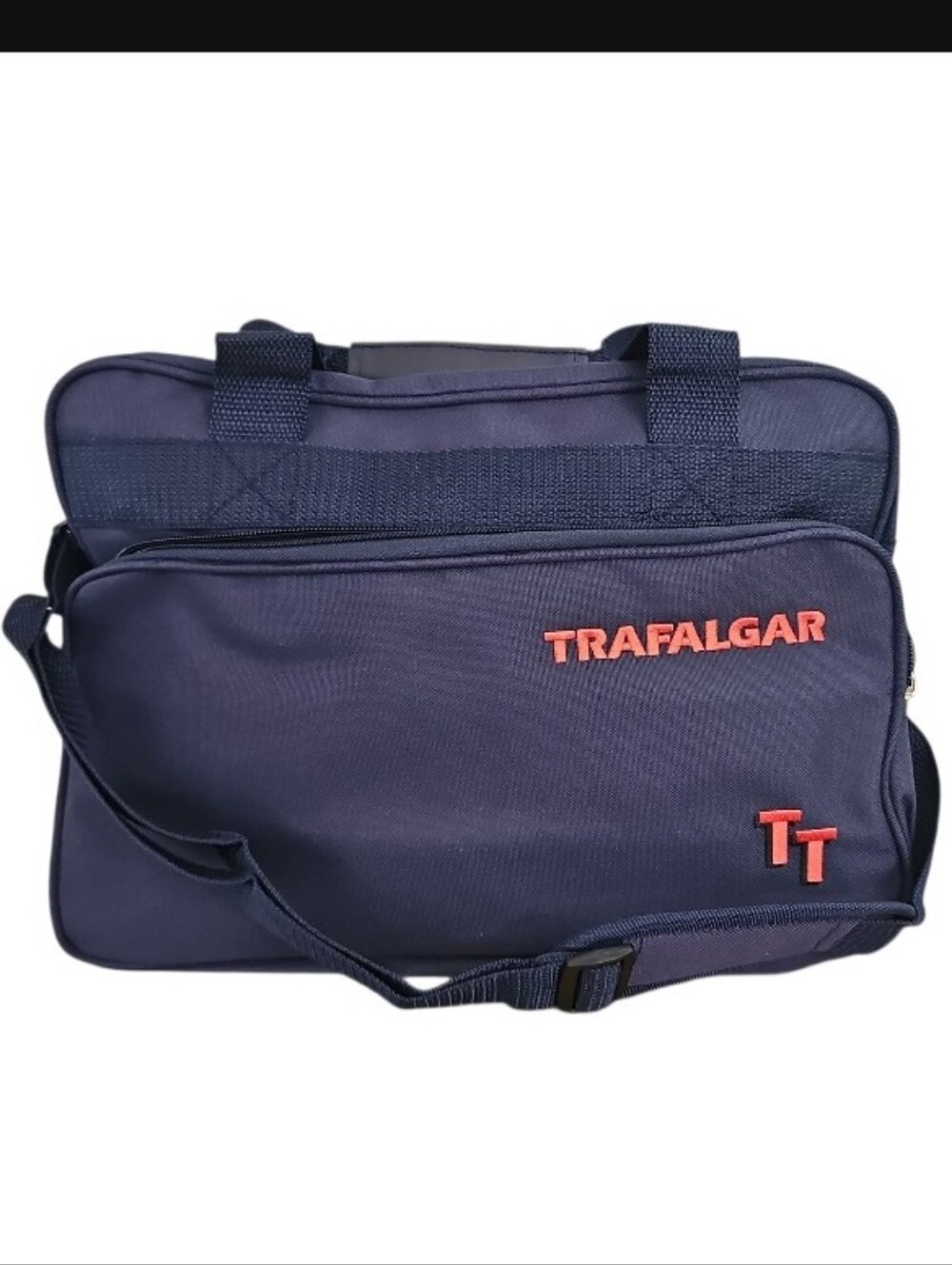 Trafalgar Navy Travel Briefcase Carry On Laptop Messenger Bag NWT Weekender Bag
